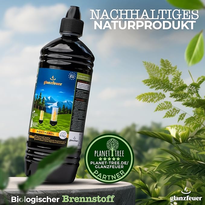 Bioethanol 12x1 Liter Flaschen