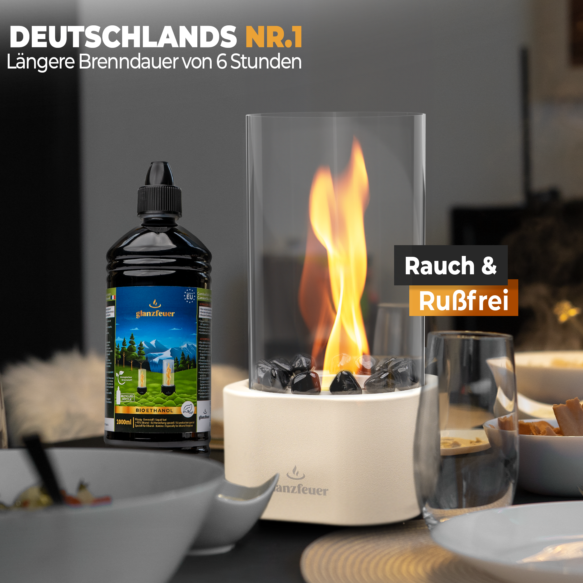 Bioethanol 12x1 Liter Flaschen